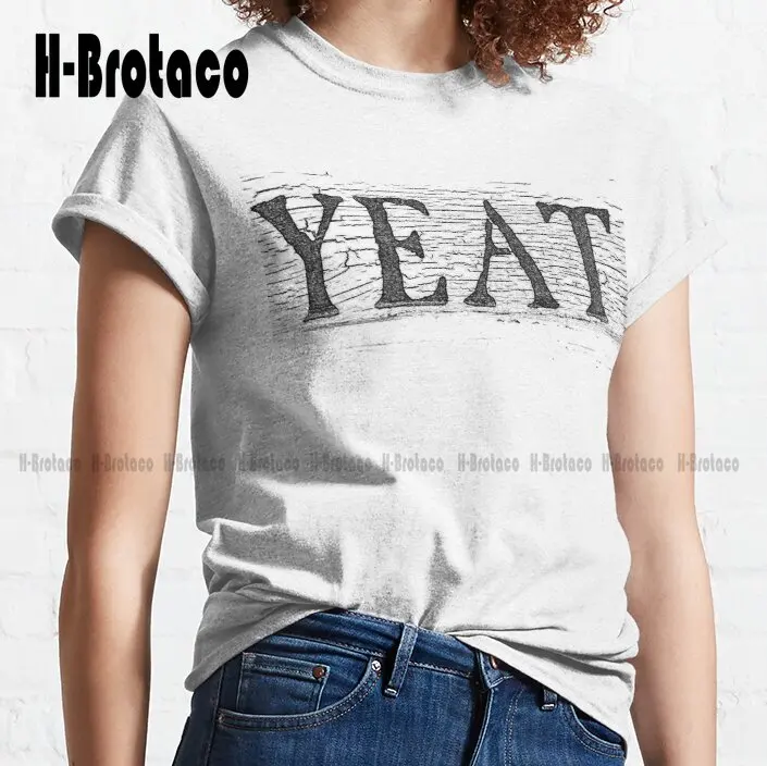 Yeat (Old Wood) Classic T-Shirt Daddy Shirt High Quality Cute Elegant Lovely Kawaii Cartoon Sweet Cotton Tee Shirts Xs-5Xl Retro