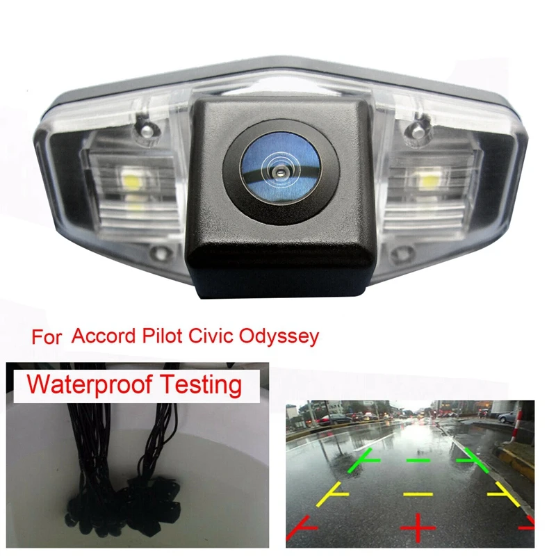 Auto Car Rear View Backup Camera Reverse Parking Camera for Honda Accord Civic EK FD Pilot Fit Jazz Acura TSX 1998-2013