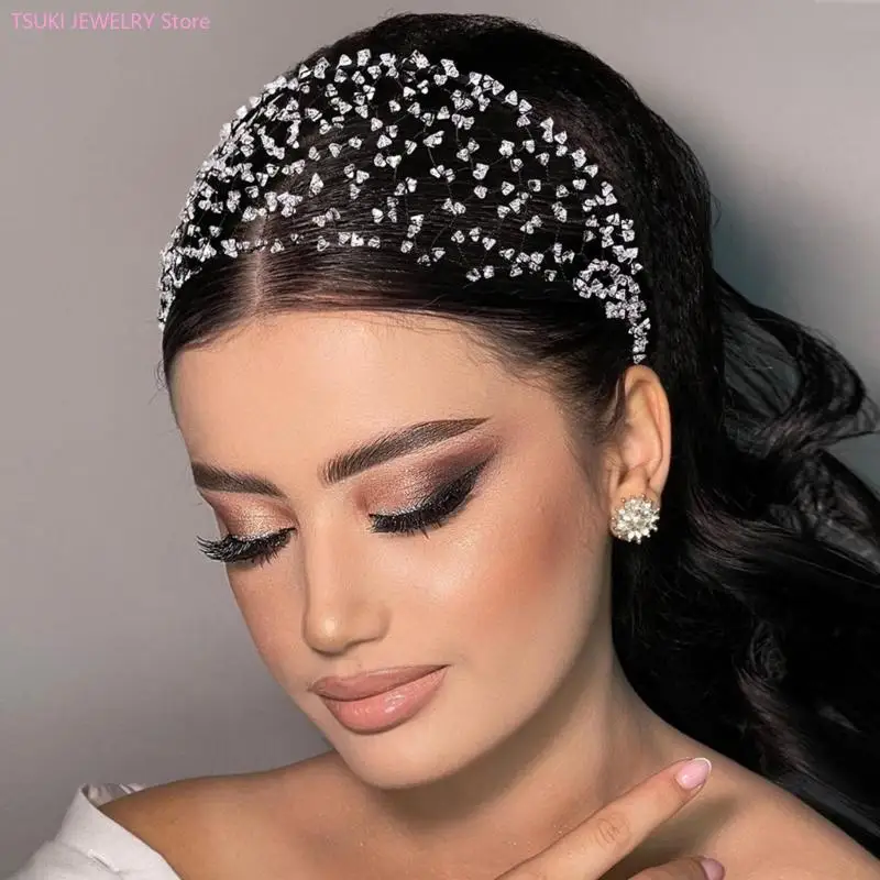 

62KE Девушка Повседневная мода Обруч для волос Привлекательный плетеный головной убор для волос Головной убор