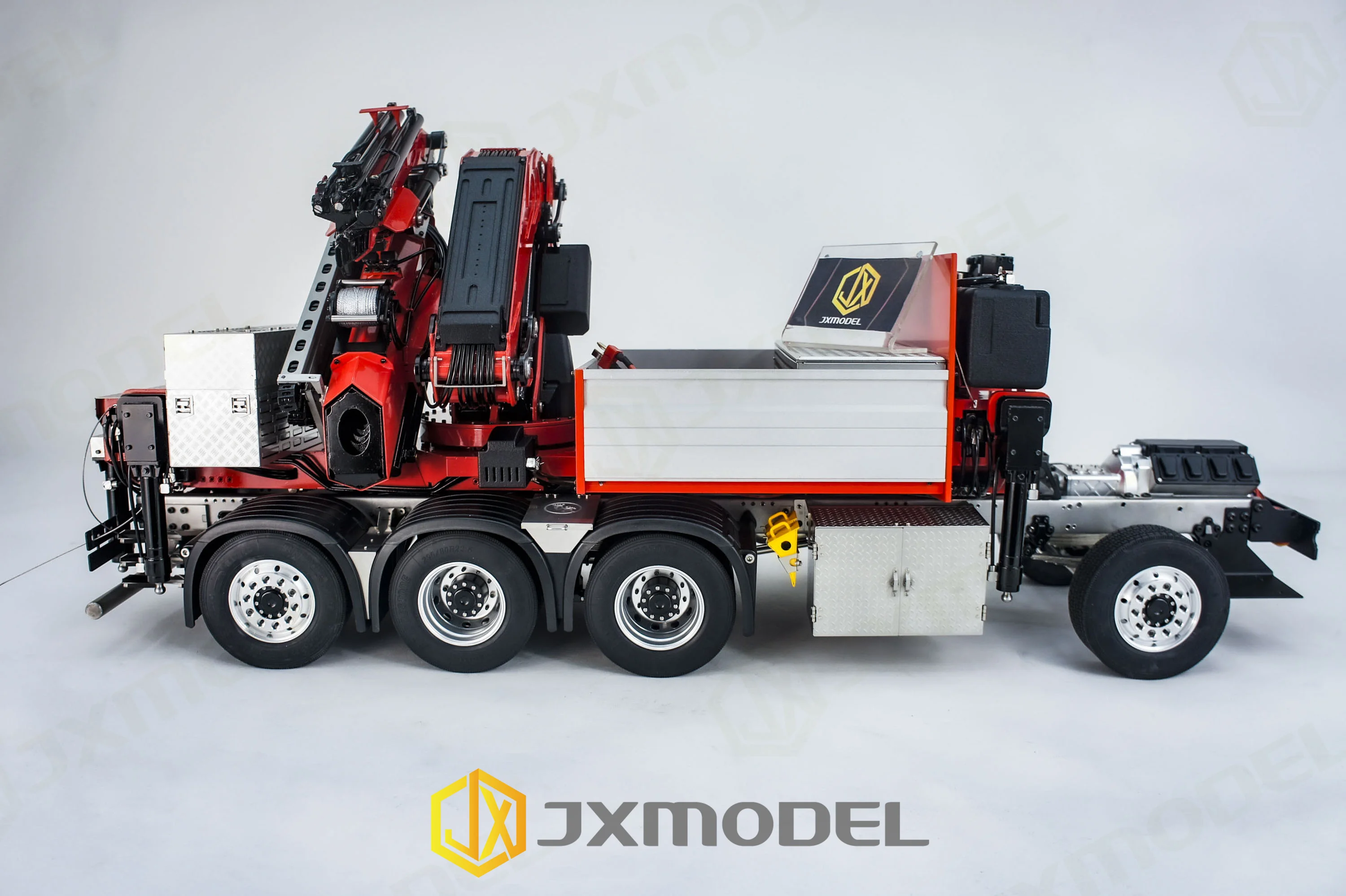 8x4 metal chassis (specially equipped with JXF1650-TD rear-mounted crane) JXmodel rear-wheel steering