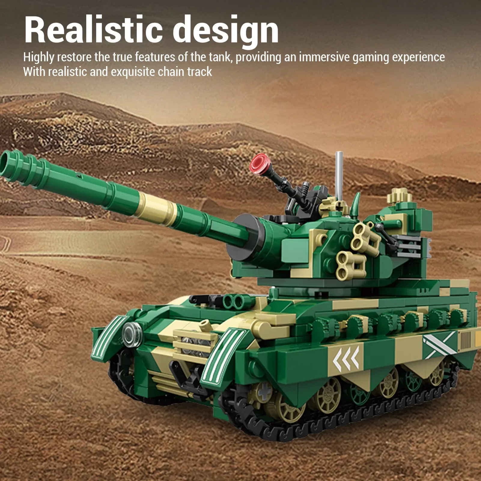 

Реалистичный комплект для сборки танков с подвижными деталями — набор образовательных блоков для мальчиков и детей