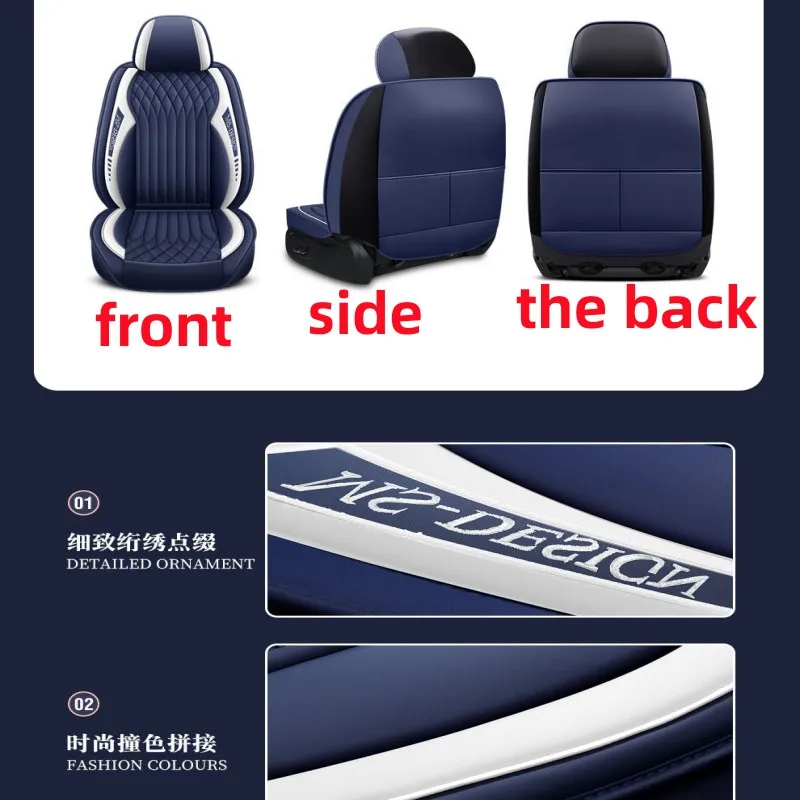 NEW Luxury car seat cover for RENAULT KADJAR Clio Grandtour Duster Grand Scenic II Laguna Twingo zoe car Accessories