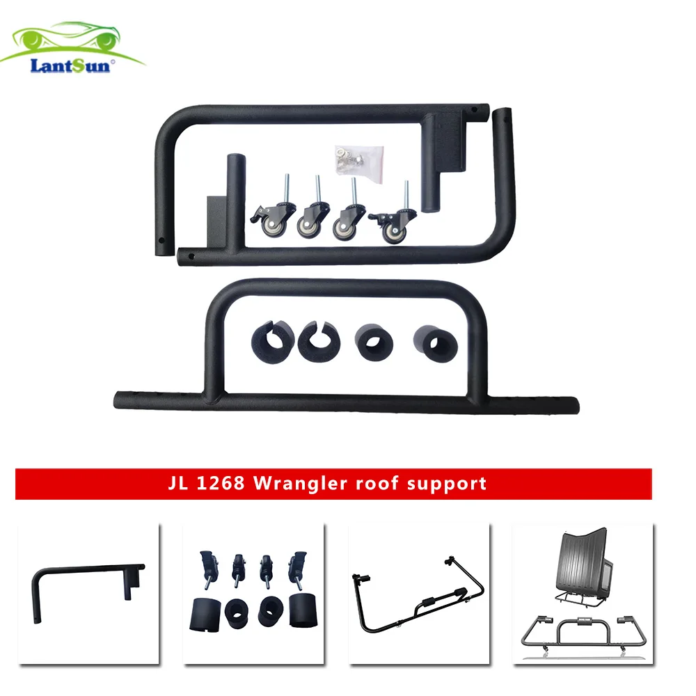 Lantsun JL1268 steel roof support for jeep for wrangler JK and JL roof holder