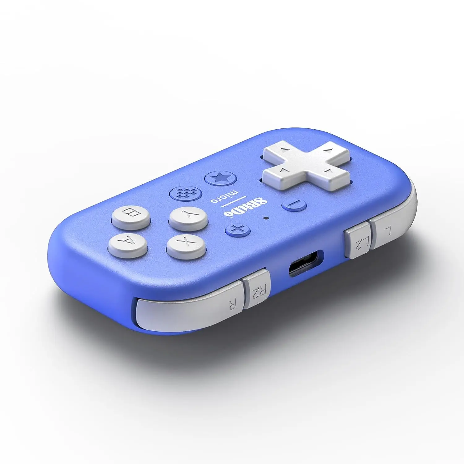 8Bitdo Micro Bluetooth Gamepad Zakformaat Mini Game Controller Voor Switch, Android En Raspberry Pi, Ondersteunt Toetsenbordmodus