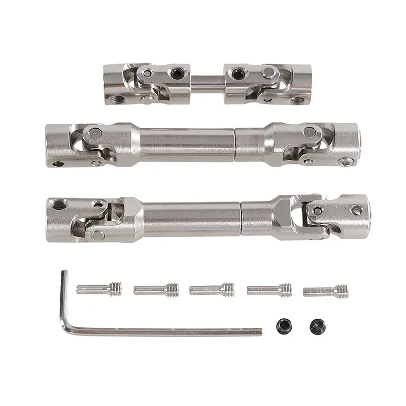 Suitable for MN1/12 MN128 MN86 G500 remote control car upgrade metal parts accessories universal joint drive shaft