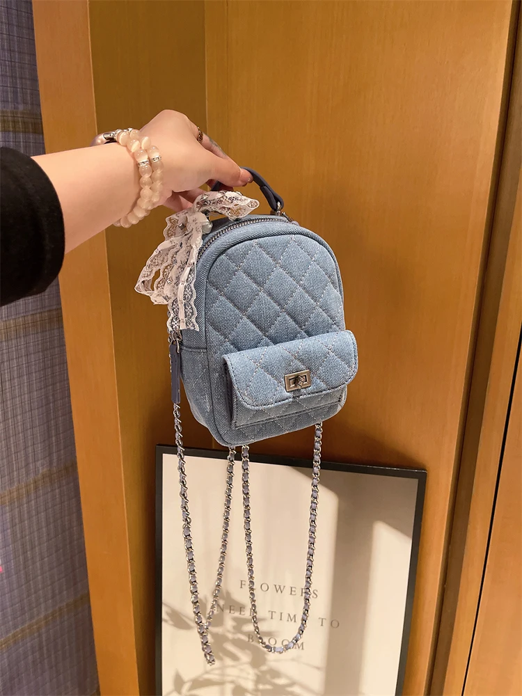 trendy-shoulder-bag-women's-double-chain-crossbody-bag-fashionable-commuter-style-polyester-zipper-closure