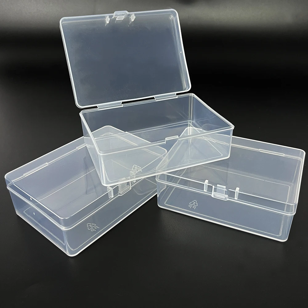 6PCS Clear Plastic Storing Cards Box Waterproof and Pressure-proof Storage Box Holds 70+Game Cards Collection Box