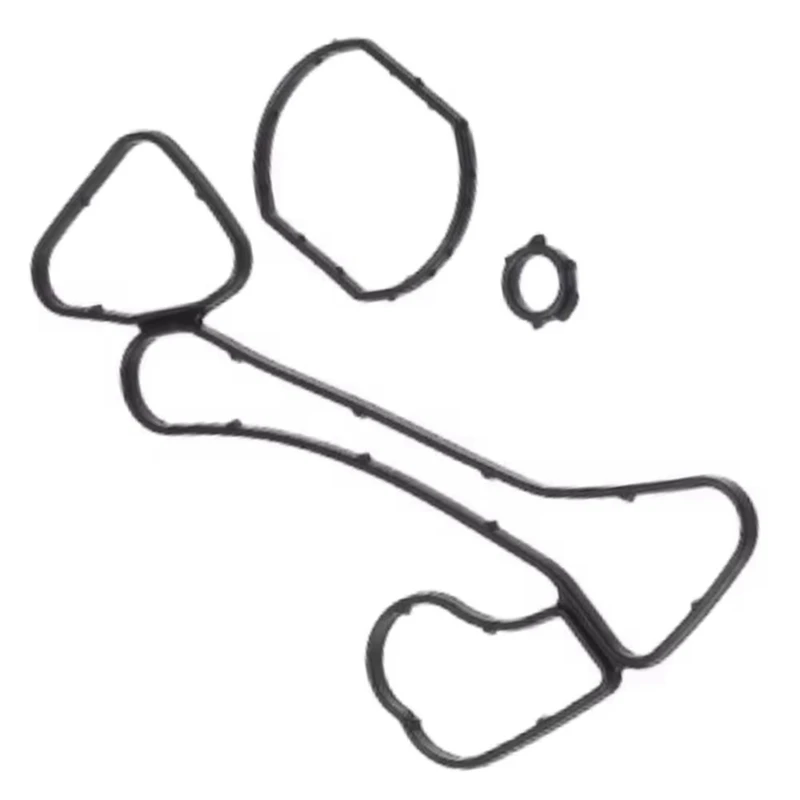 Original 1 Set Engine Oil Cooler Gasket Seal For A6 A7 A8 Q5 Q7 3.0l Tdi V6 Diesel A/t 059117070b 059117070 059117070a