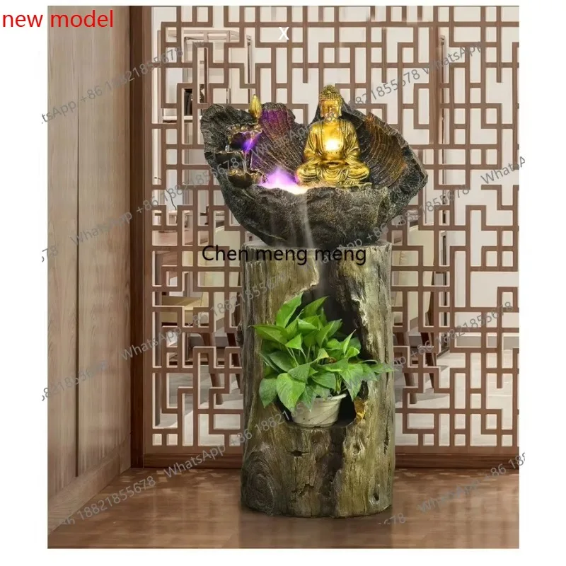 N138Tabletop ornament, flowing water fountain, feng shui ball wheel, living room, open water feature
