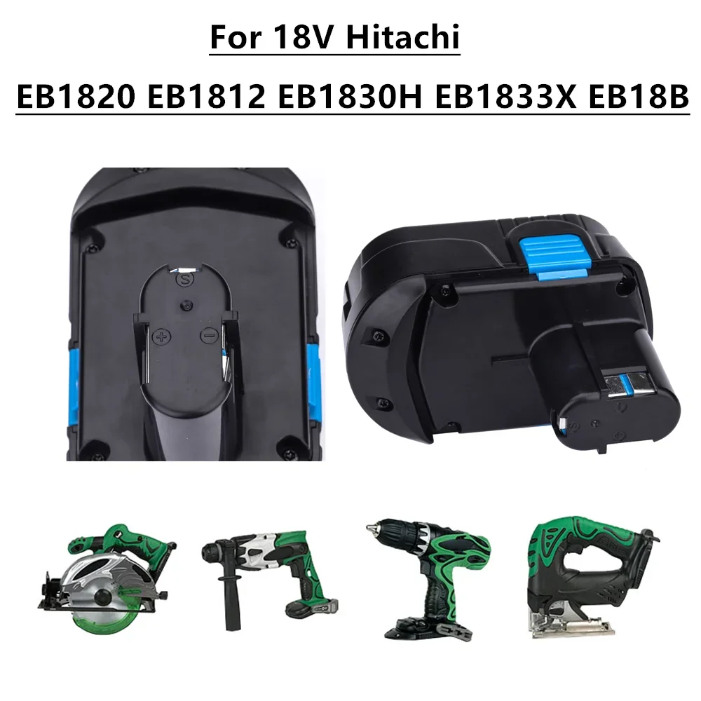 18 В 4800 мАч NI-CD аккумулятор для HITACHI 4,8 Ач BCL1815 BCL1830 EBM1830 EBM1840 аккумуляторная батарея для электроинструмента