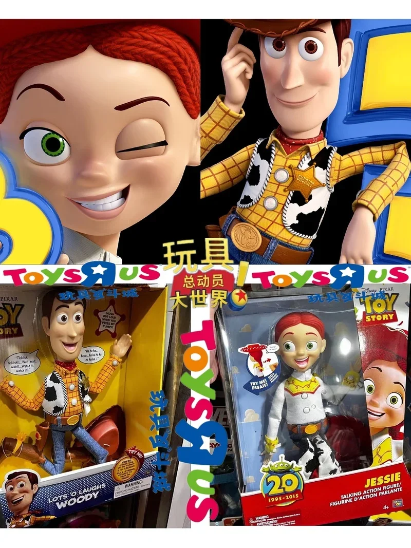 Authentische Disney Toy Story 20-jähriges Jubiläum Hoodie Tris Pulling Strings sprechen Buzz Lightyear Action figuren in Englisch und Jap