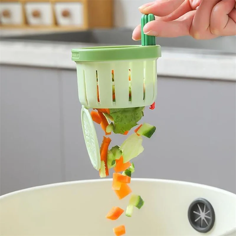 Cactus Sink Strainer Automatic Pressing Sink Filter Cactus Shape Sink Strainer Plastic Drain Net Stopper Sink Waste Collector