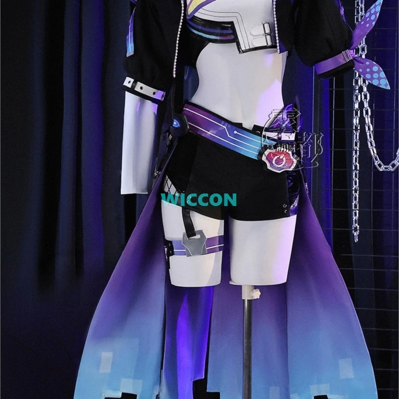Game Cosplay Series: Honkai: Star Rail -Silver Wolf LV.999/SP Silver Wolf Cosplay Costume full set  Set Halloween  Play Outfit view 3