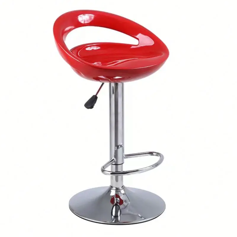 

Modern Luxury bar Stool High Chair Counter Height bar Stool Swivel Plastic bar Stool