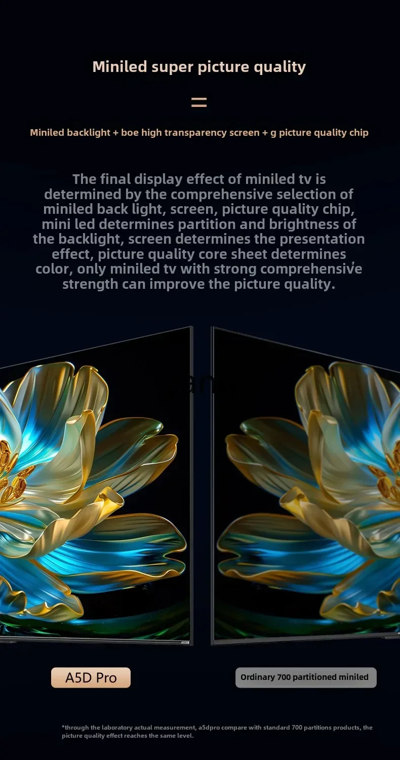 TV LCD embutida na parede CX de 75 polegadas para casa