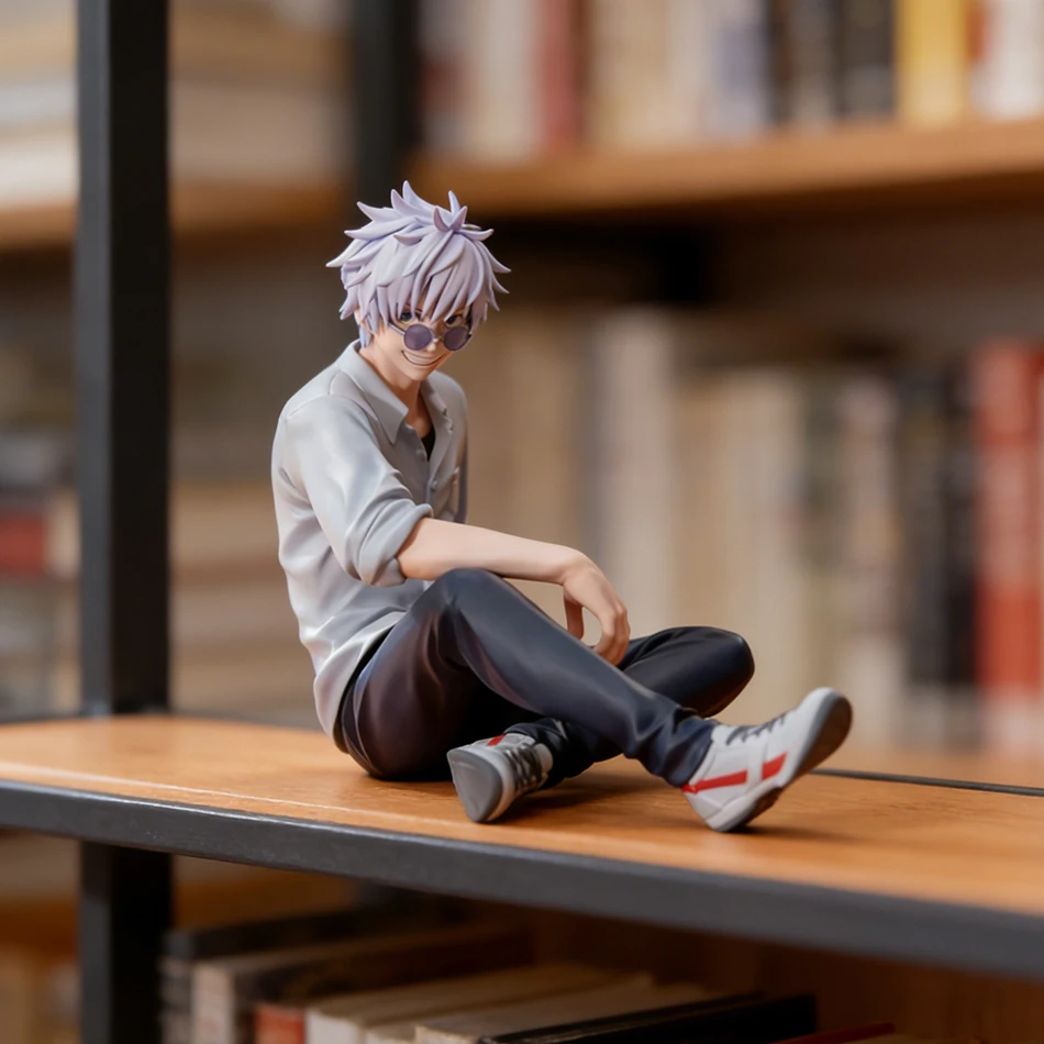 Gojo Satoru Anime Jujutsu Kaisen Figur Geto Suguru Yumemirize Sitzende Position Sammlermodell Geschenk Spielzeug Actionfigur Geschenke – Detail 1