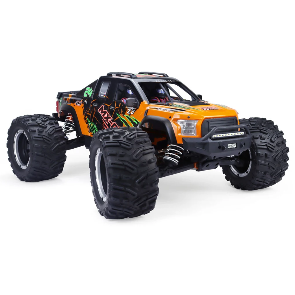 ZD Racing MX-07 1/7 RC غطاء جسم السيارة وملصقات MX07 الأجزاء الأصلية يمكن أن تكون بحرية DIY بها بنفسك
