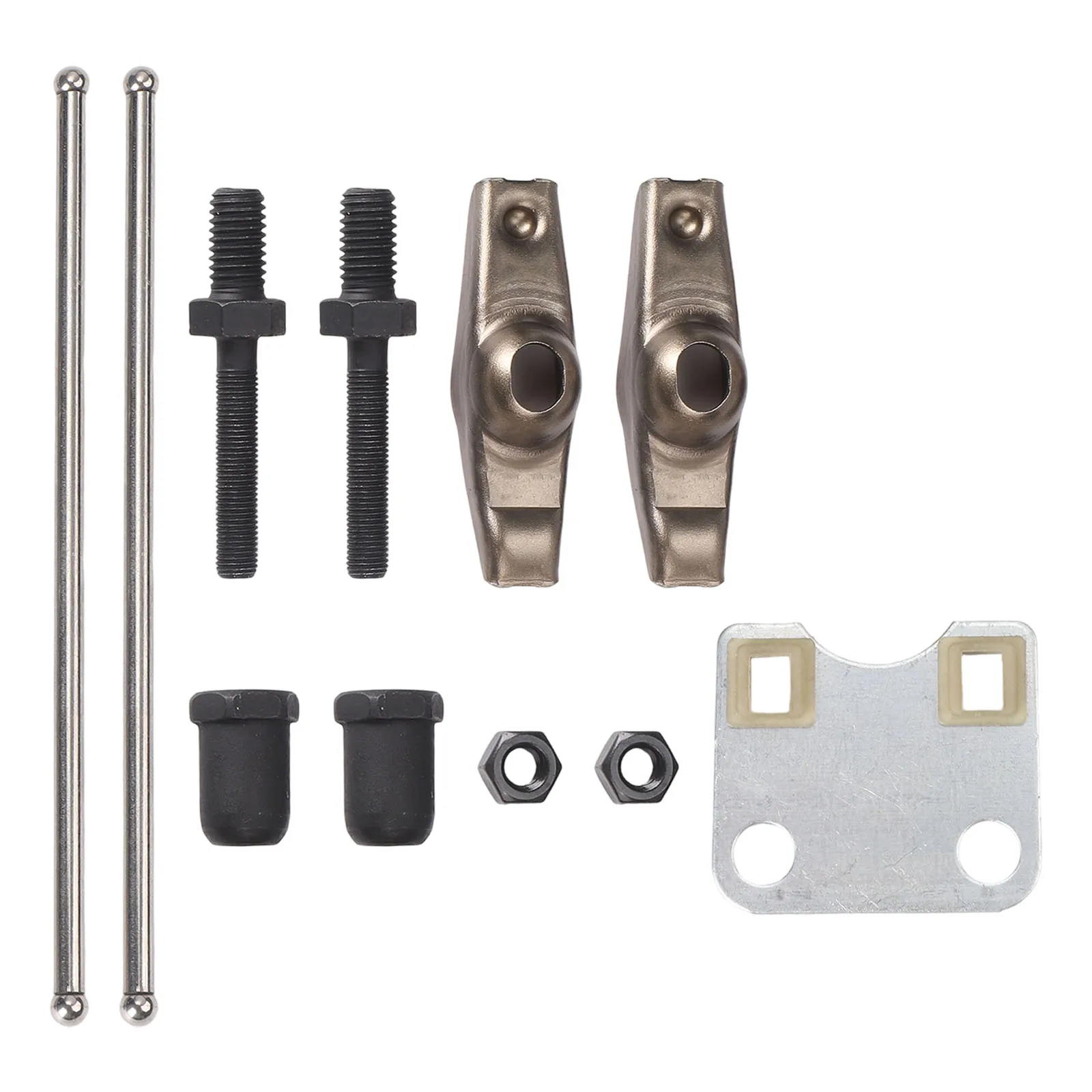 Valve Rocker Kit With Push Rod Guide Plate For For GX160 For GX200 Engine Lawn Mower Replacement Parts Garden Machinery Repair A