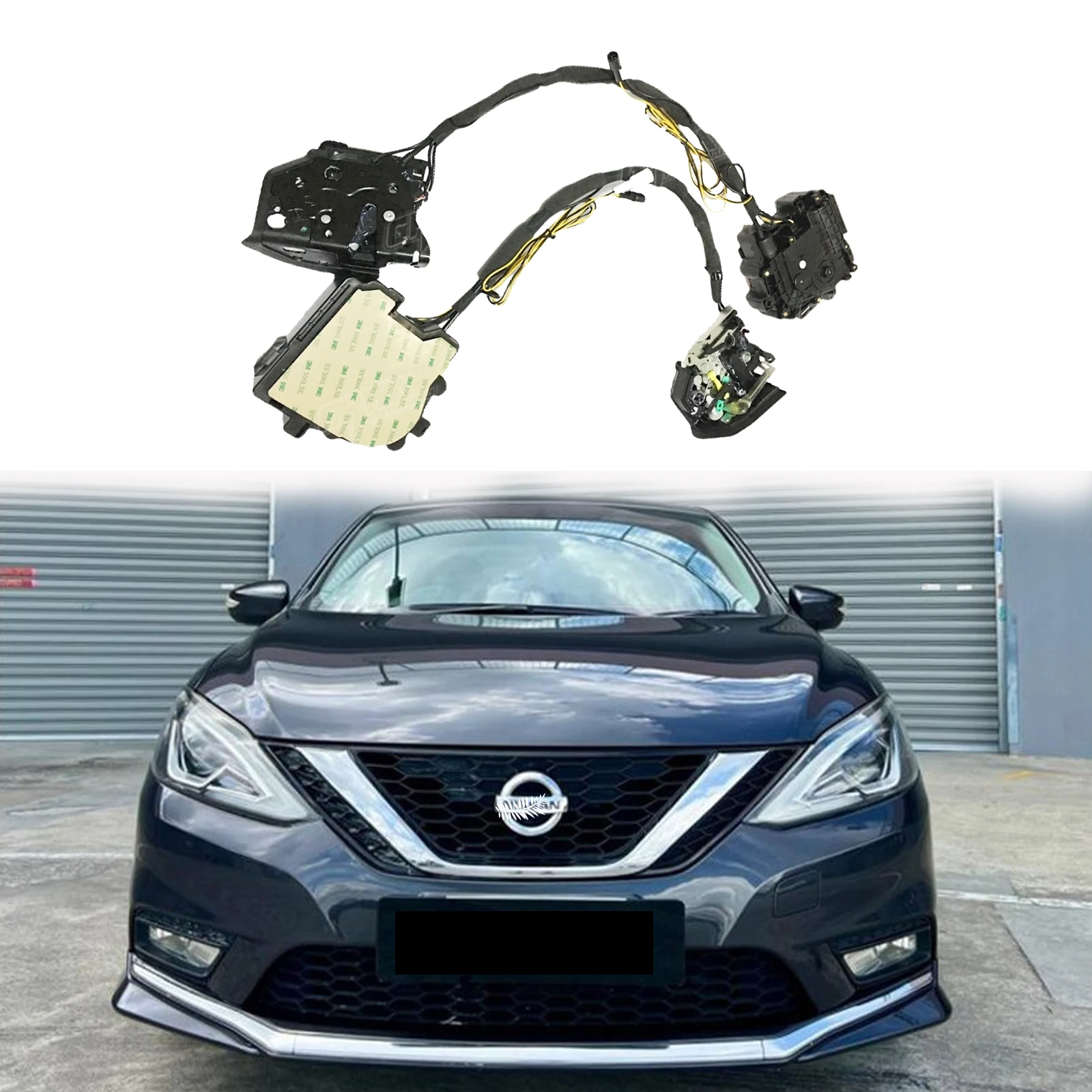 

For Nissan Sylphy 2011-2018 2019- Automatic Soft Close Door Super Silence Car Vehicle Door Smart Auto Electric Suction Door Lock