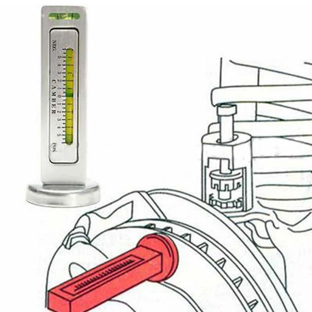 Adjustable Magnetic Gauge Tool Camber Castor Strut Four Wheel Alignment Tool Four Wheel Locator for Car Truck RV Tire Repair