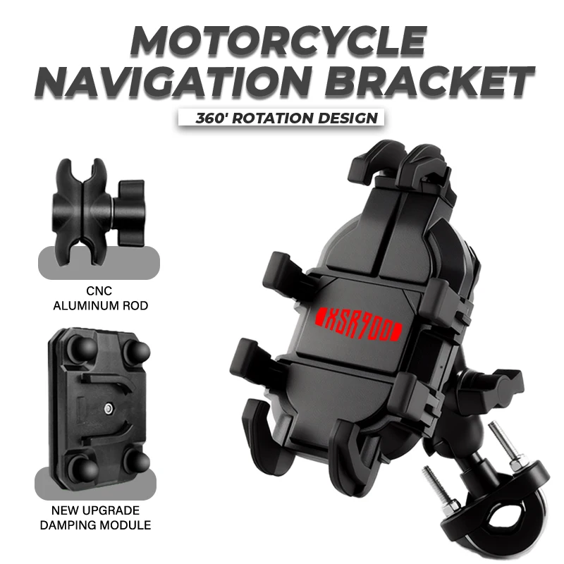 Support 4-7 inch Cellphone Motorcycle Handlebar Mount GPS Stand Bracket For YAMAHA YBR125 TRACER XSR 700 900 FJ07 FJ09 MT09