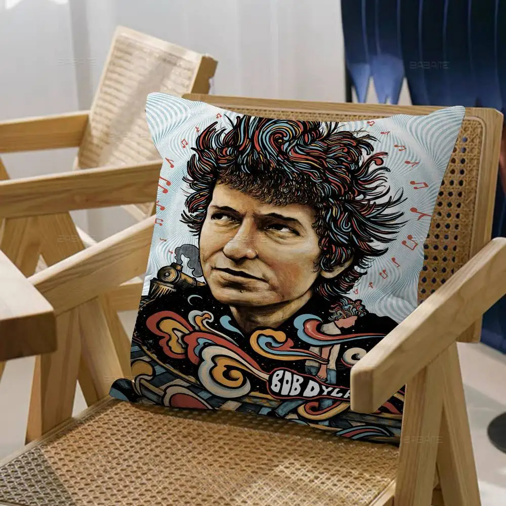المغني B-Bob ديلان مغني الراب مكتب وسادة المخدة غطاء وسادة السيارة 45X45CM قطني المخدة أريكة غطاء وسادة #4