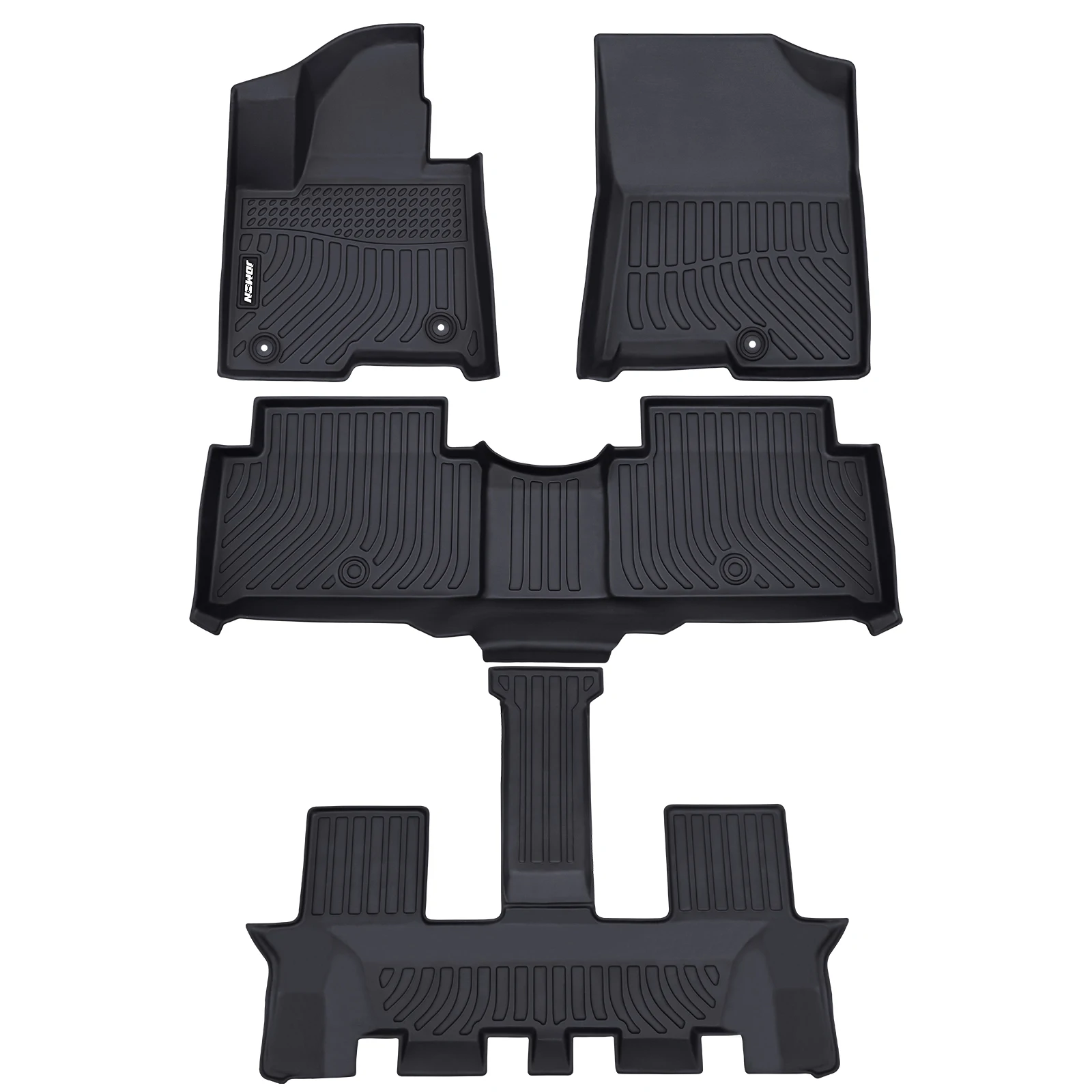 

7 Seat Car Floor Mats For Kia Sorento Hybrid 2021-2024 All Weather Waterproof Protective Pad Carpete Fit Car Floor Liner Set