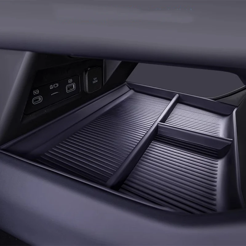 Picture 3: NEW1 For Byd Equation Leopard 8 2025 ABS Central Control Armrest Box Storage Box Tissue Box Auto Accessories