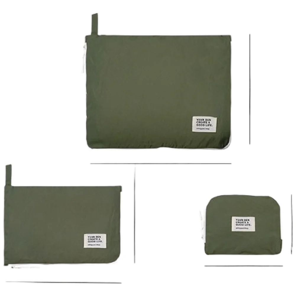 Travel Packing Cubes in Waterproof Nylon for Efficient Sorting of For Clothes Underwear Socks Bras Cosmetics and Books