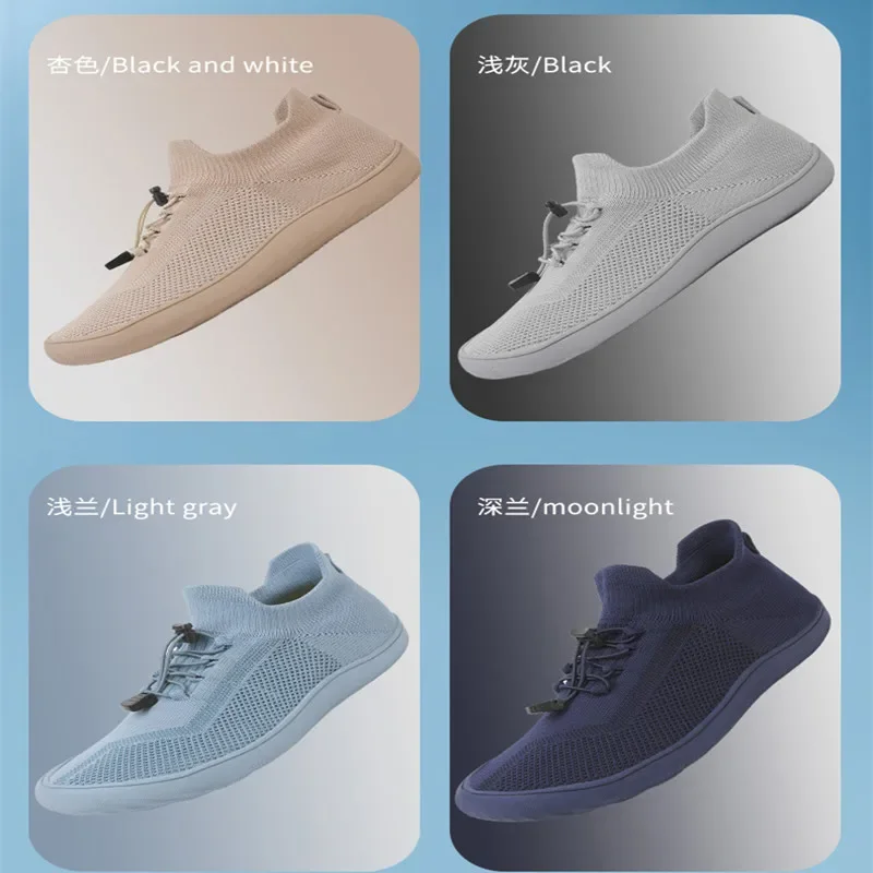 Męskie minimalistyczne buty boso Zero Drop Sole Szeroka szerokość Sneaker Męskie buty Cross Trainer Sneakers Wide Toe Box Upgrade Stabilność