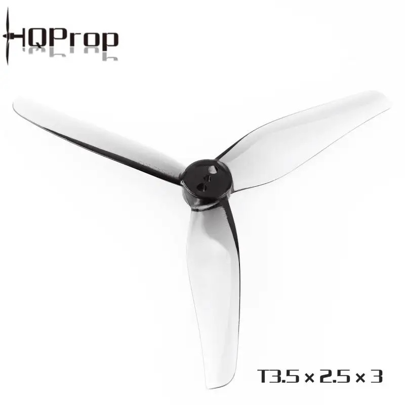 10Pairs HQProp T3.5X2.5X3 3.5inch Propeller 3525 1.5mm Shaft 3-Blade Props For iFlight iH3 RC DIY FPV Racing Drone HQ Prop thumbnail 3