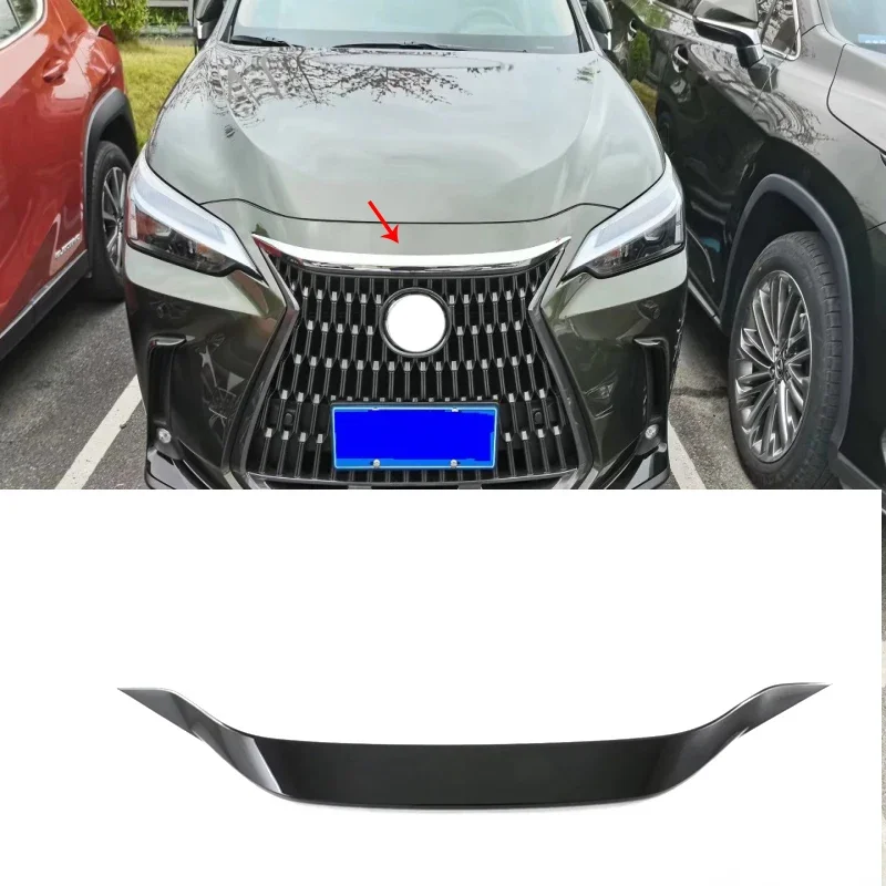 For Lexus NX 200 250 260 350h 2022 2023 carbon Front Grille Grill Hood Engine Cover Trim Exterior decoration Car Accessories