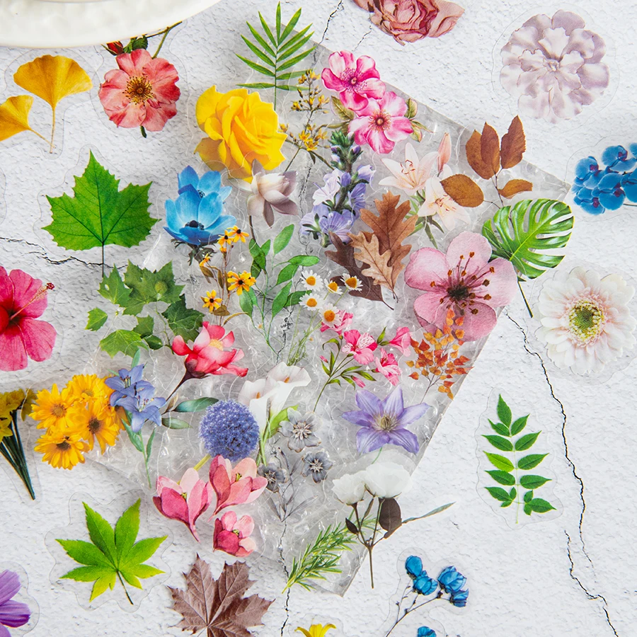 قطعتان من ملصقات الديكور الرومانسية المصنوعة من مادة PET مع لاصق على الظهر، تستخدم لتزيين ملصقات سانريو