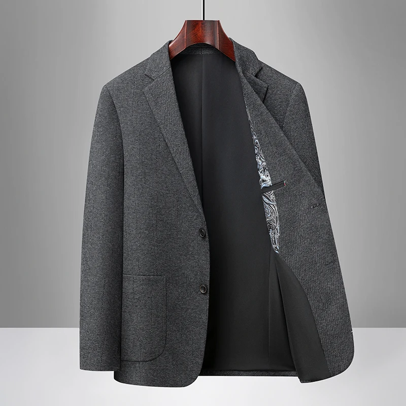 

New Style Blazer Men's Fashion Korean Version Business Wedding Gentleman's Trend Versatile Host Slimming Casual Banquet Blazer