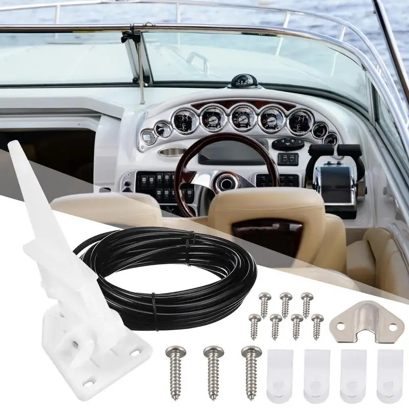 Boat Speedometer Pitot Kit Accurate Reading Speedometer Speed Kit Stable Pressure Kick-up Pitot Tube Kit For Family Friends