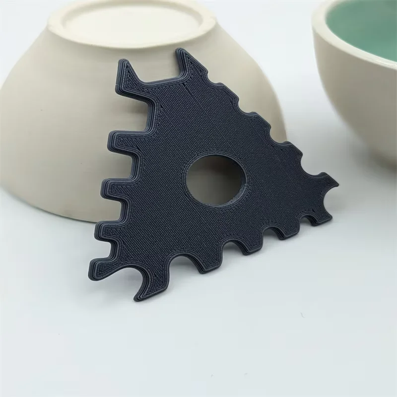 

Керамические инструменты для лепки, 2-х шт., керамические ребрышки, формирователь краев, PLA для кружки, чаши, тарелок, профили, последовательные кривые, для начинающих, Experts Studio