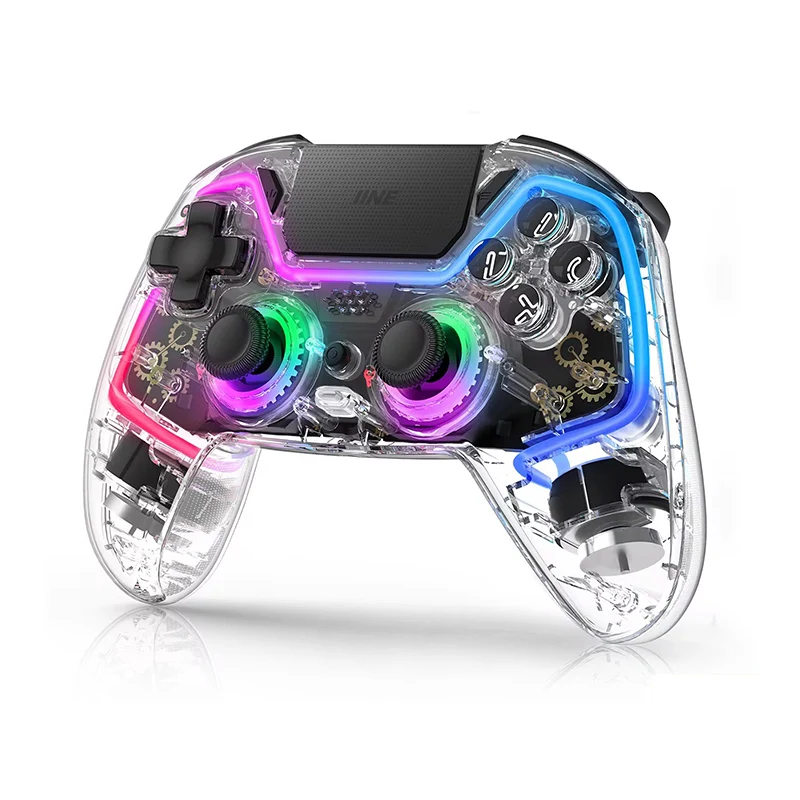 IINE Bastet Wireless Controller Compatible with PS4/Switch/PC/Android/IOS Hall Effect Joystick & Trigger With Touch Pad Gamepad