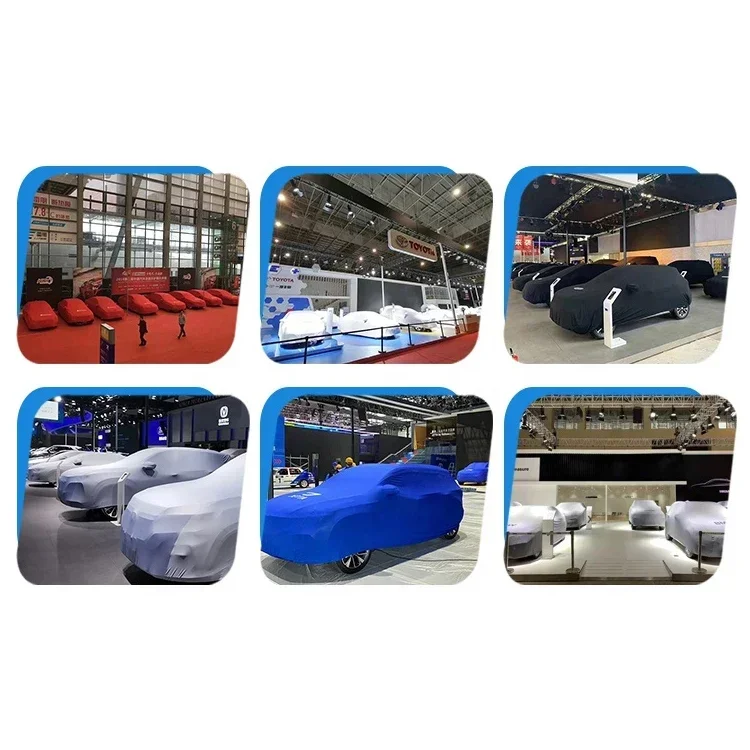Large Stock Top Quality Sun Protection Auti-Uv Rain Snow Waterproof Car Covers Fabric