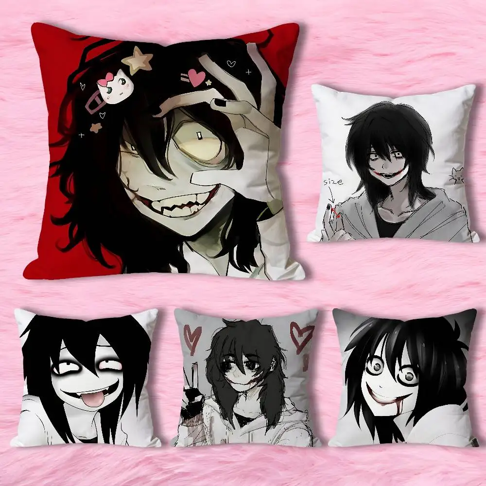 

Creepy Urban Killer J-Jeffs-S Celebrity Merchandise All-Match Printed Pillow Case Sofa Car Office Room Decoration Protector