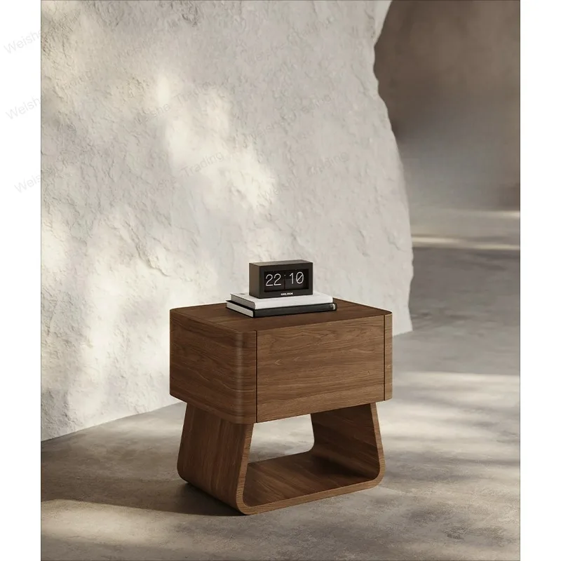 First bedside table Household bedroom storage cabinet Light luxury high-grade medieval bedside table