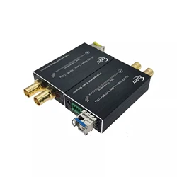 Mini 12G 4K SDI to SFP Fiber Extender  SMSF 20km RS485 Tally and Loop Output