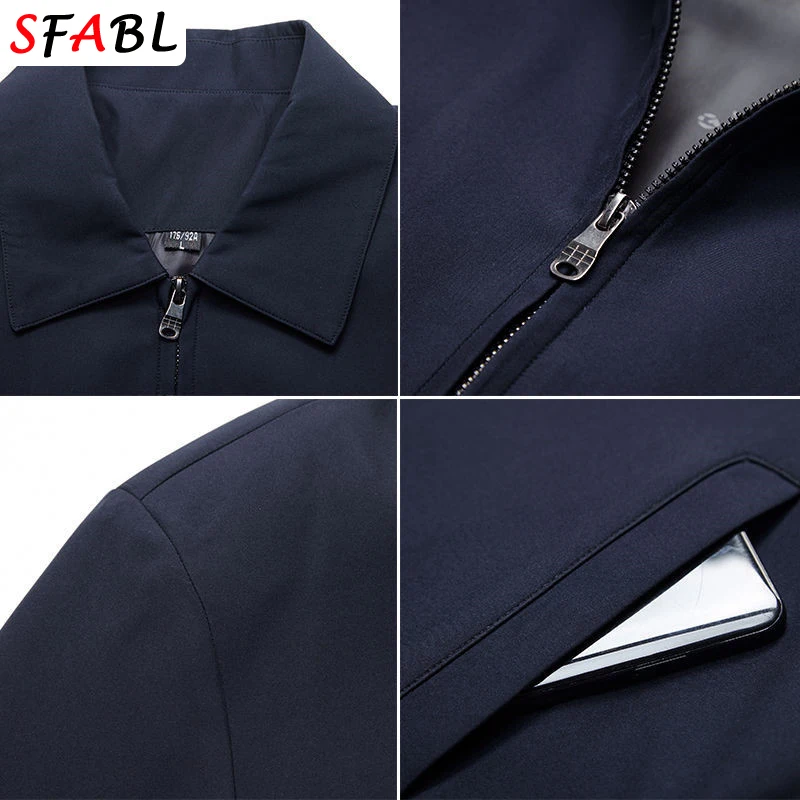 Luxury Warm Fleece Winter Jackets for Men Casual Business Office Dress Coat Solid Color Men\'s Winter Jacket Blazers Male L-3XL