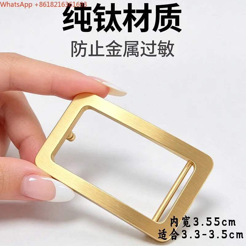 Limited Offer   3.5Cm Belt Head Mouth Buckle O Type Belt Buckle Head Belt Buckle Accessories