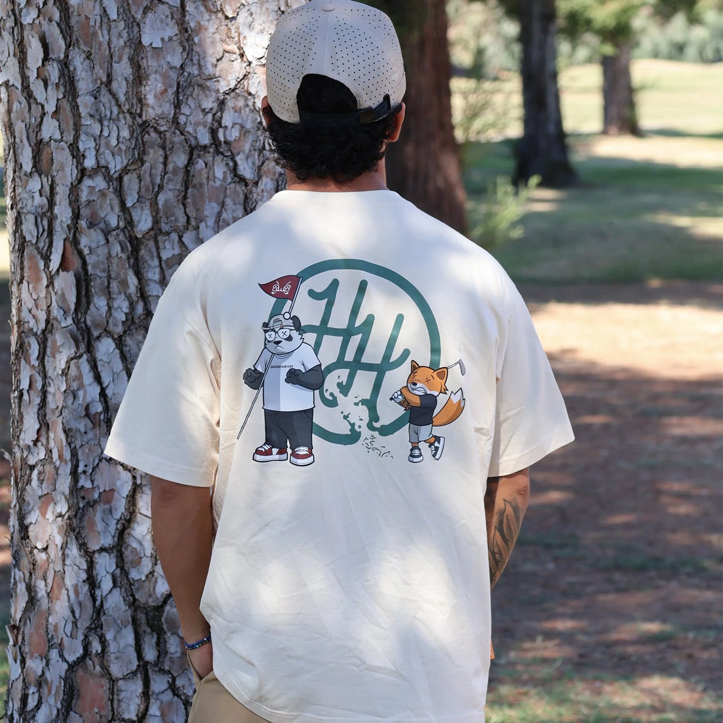Streetwear Brand Golf - Çizgi Film Panda ve Tilki Golf