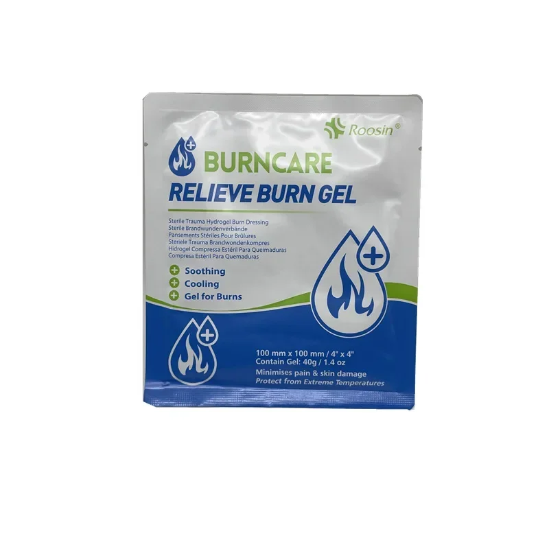 10PCSBurn Dressing Gel per la cura delle ustioni di emergenza raffreddamento e lenitivo idrogel medicazione per ferite Gel d'acqua per debridment Burn pronto soccorso