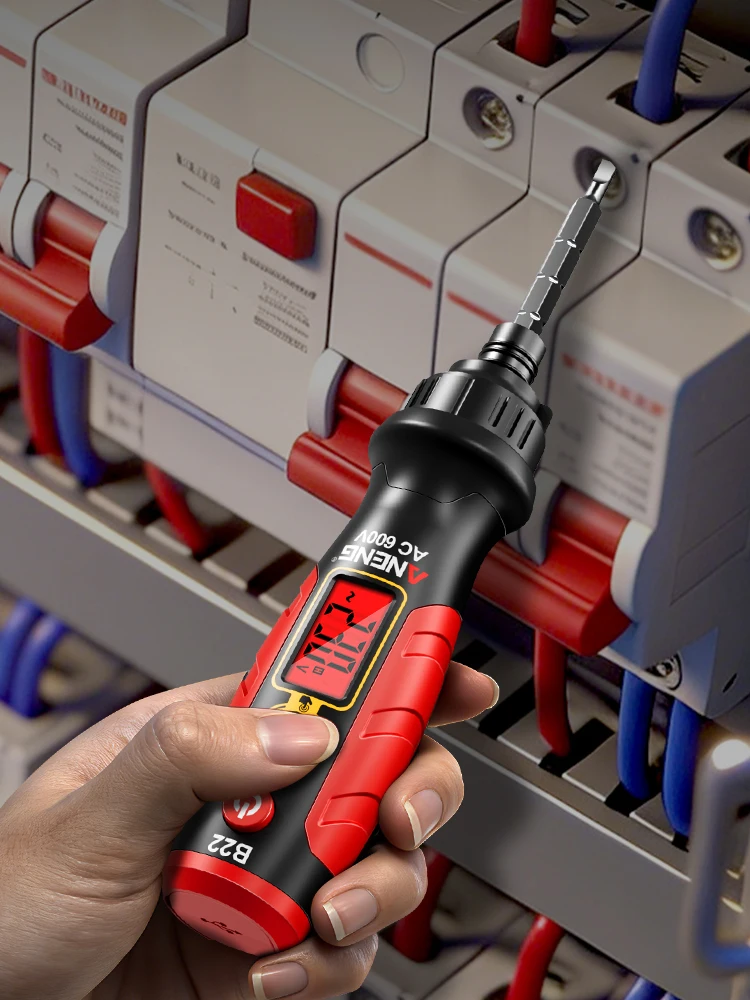 ANENG B22 Bezdotykowy Detektor Napięcia, Ładowalny Tester Napięcia AC 30~1000V, Inteligentny Wskaźnik Punktów Przerwania, Urządzenie Elektryczne — 2