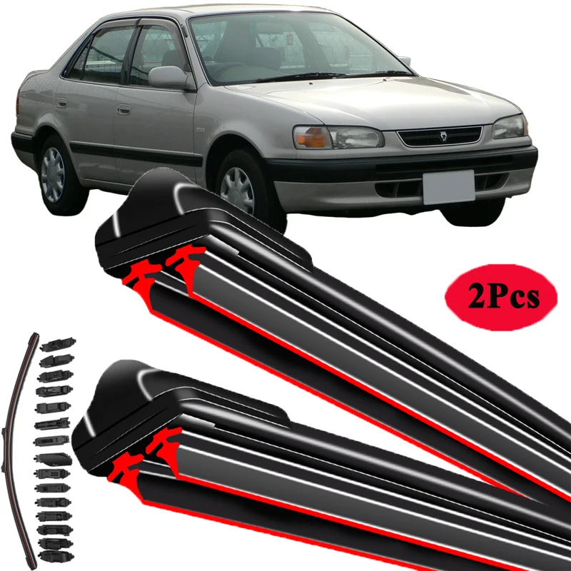 

For TOYOTA COROLLA E11 1995 1997 1998 1999 2000 2001 2002 Windscreen Windshield Brushes Accessories Front Washer Car Wiper Blade