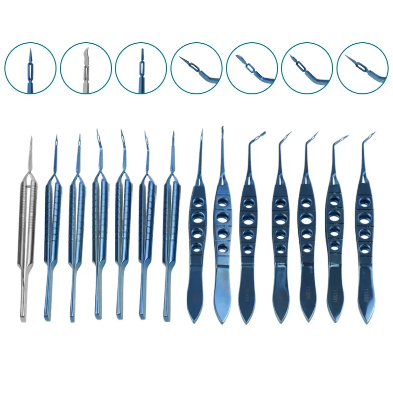 1pcs Akahoshi Combo Prechopper Nucleus Crushing Tweezers Ophthalmic Forceps Ophthalmic Eye Instrument