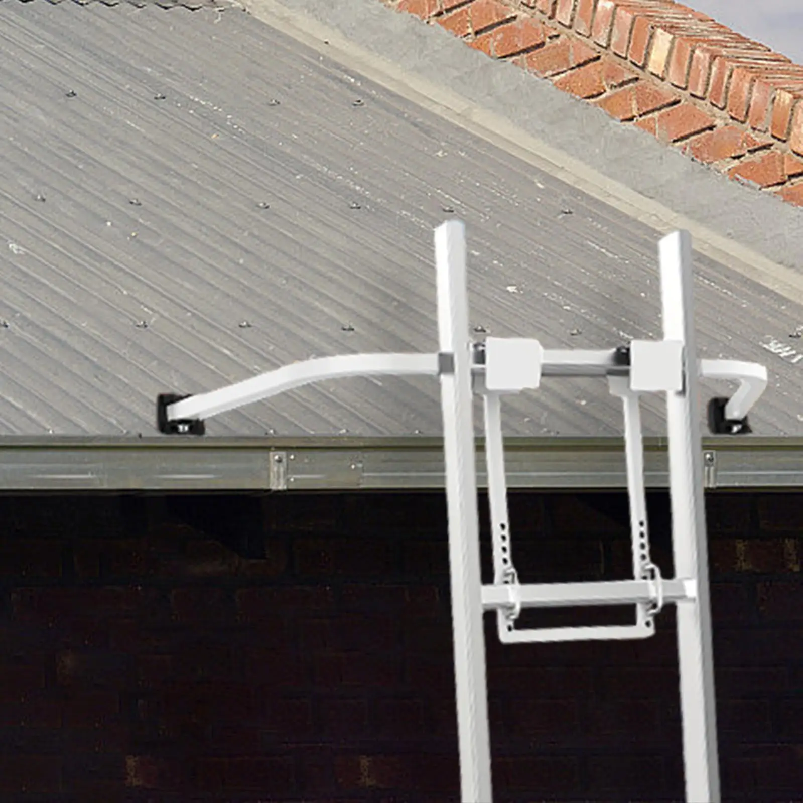 

Wall Ladder Standoff Heavy Duty Easy Use Roof Gutter Ladder Stabilizer Roof for