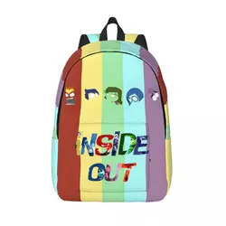 Inside Out for Teens Student School Bookbag Cartoon Daypack Elementary High College Hiking